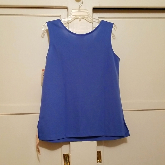 Ample Togs Blue Tank Top Size XL - Picture 2 of 5